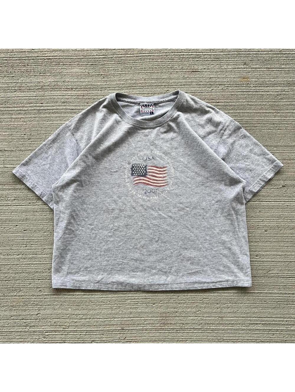 2001 “Keep America Beautiful” Cropped Tee
